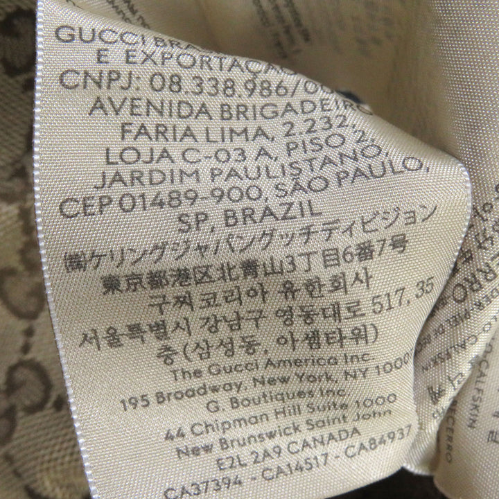 Discounted Excellent GUCCI Other hats Logo leather patch bucket hat beige mens 700851
