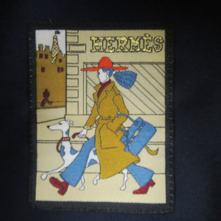 Discounted Pristine HERMES Casquette Dauville With serie buttons blue cashmere Women 57