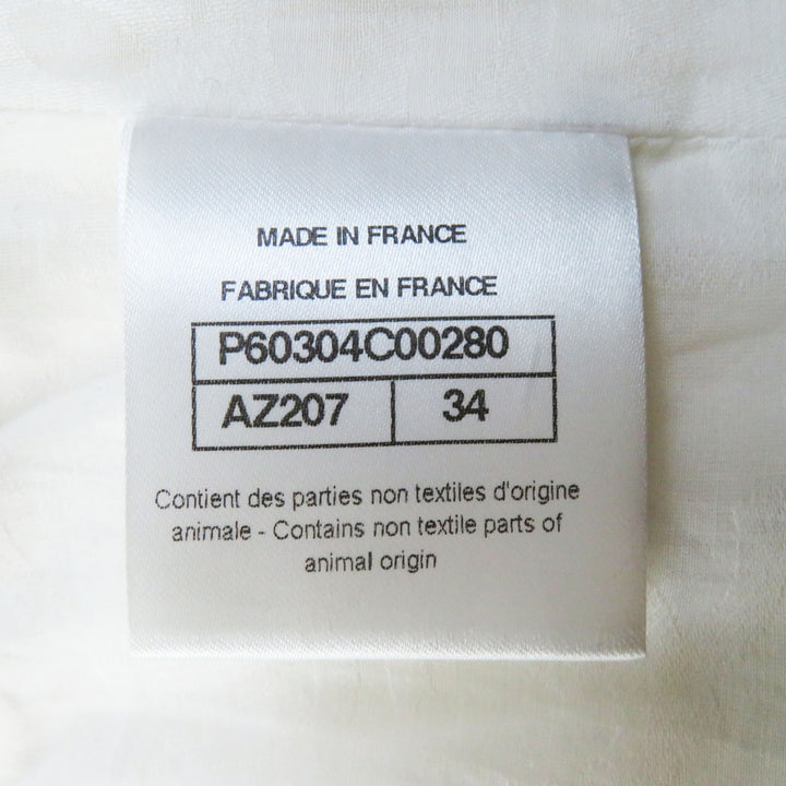 Discounted Great CHANEL leather jacket LA PAUSA Lambskin leather jacket Ivory 34 P60304