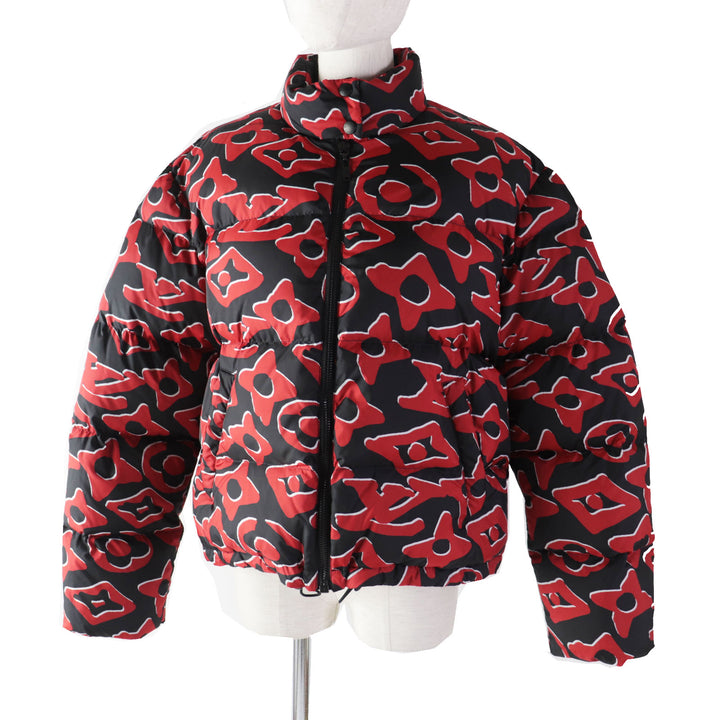 Discounted Excellent LOUIS VUITTON Urs Fischer Down jacket Tufted monogram polyester Women 38