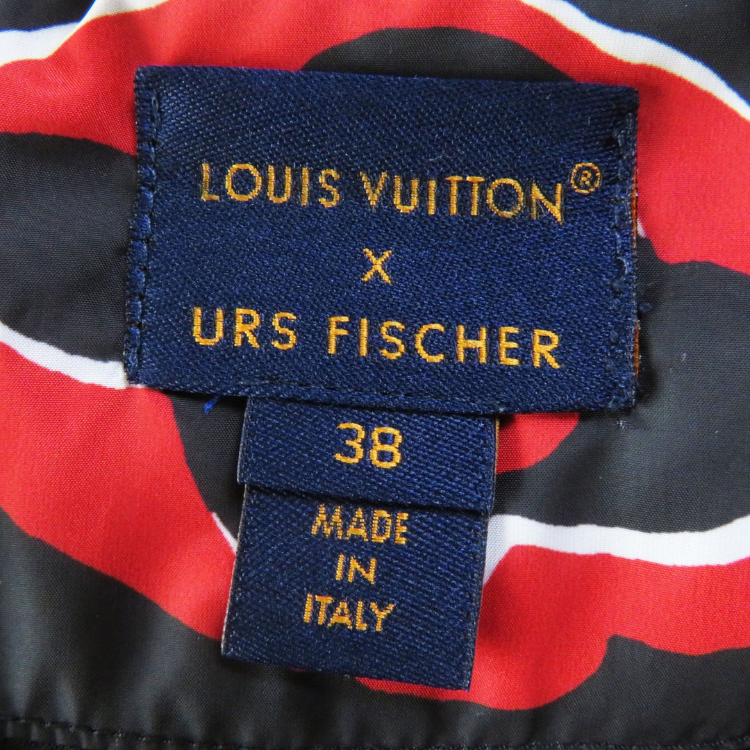 Discounted Excellent LOUIS VUITTON Urs Fischer Down jacket Tufted monogram polyester Women 38