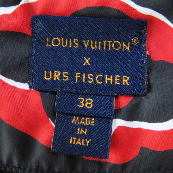 Discounted Excellent LOUIS VUITTON Urs Fischer Down jacket Tufted monogram polyester Women 38
