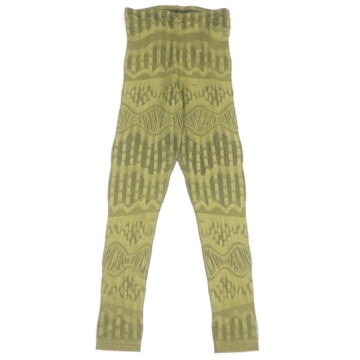 Discounted PLEATS PLEASE Pants stretchy and highly elastic yellow Nylon Women 3 PP01LF932