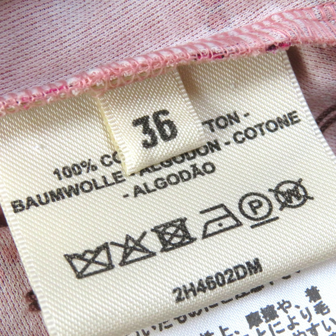 Discounted Pristine HERMES Short sleeve T-shirt Tresor de Medor Pink cotton Women 36