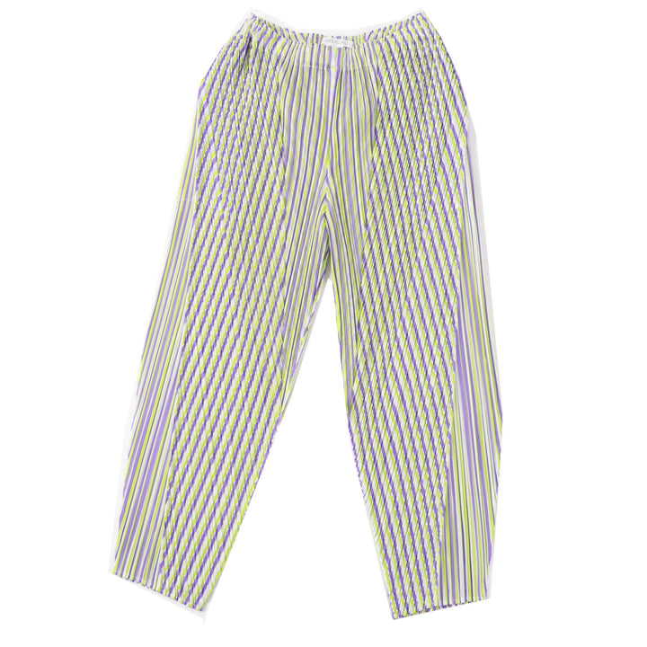 Discounted Excellent PLEATS PLEASE Pants CROSSROAD purple polyester Women 2 PP31JF692