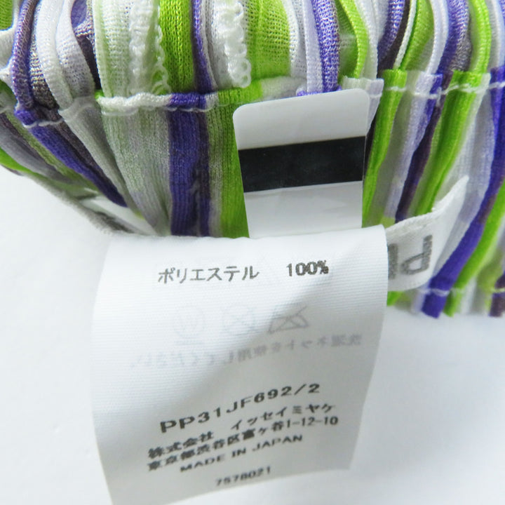 Discounted Excellent PLEATS PLEASE Pants CROSSROAD purple polyester Women 2 PP31JF692