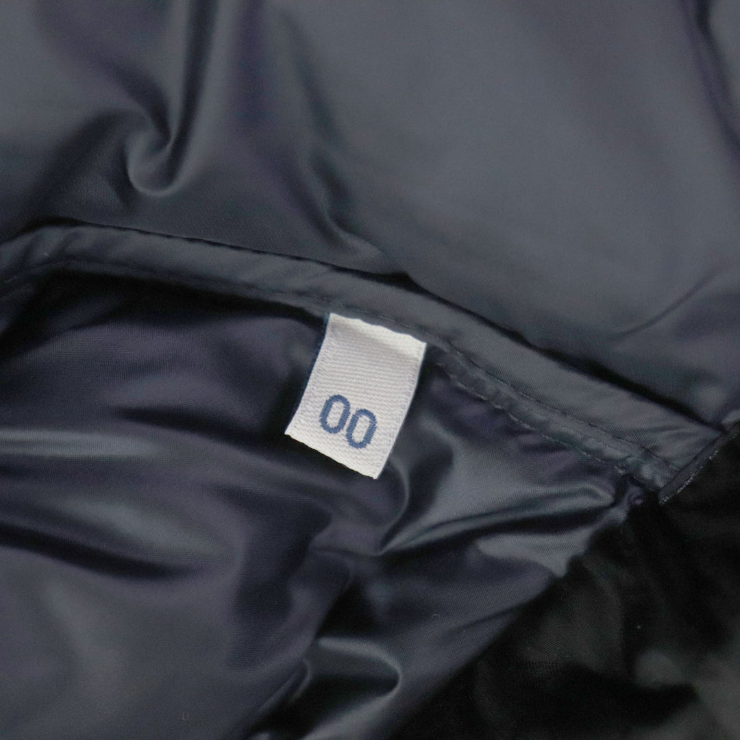 Discounted Excellent MONCLER Down jacket FER Logogram Navy Nylon Women