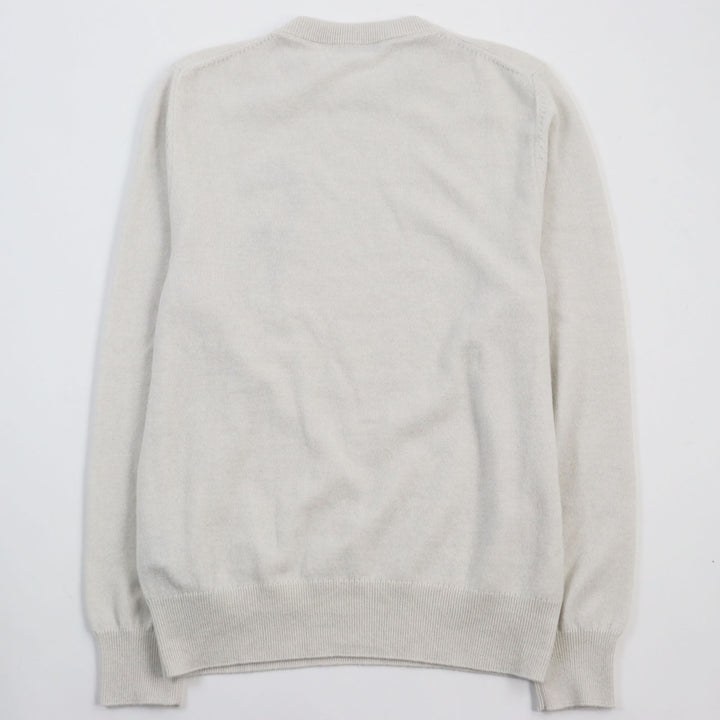 Discounted Excellent DIOR sweater CD Interlace Knit Gray cashmere mens XS 343M640AT721