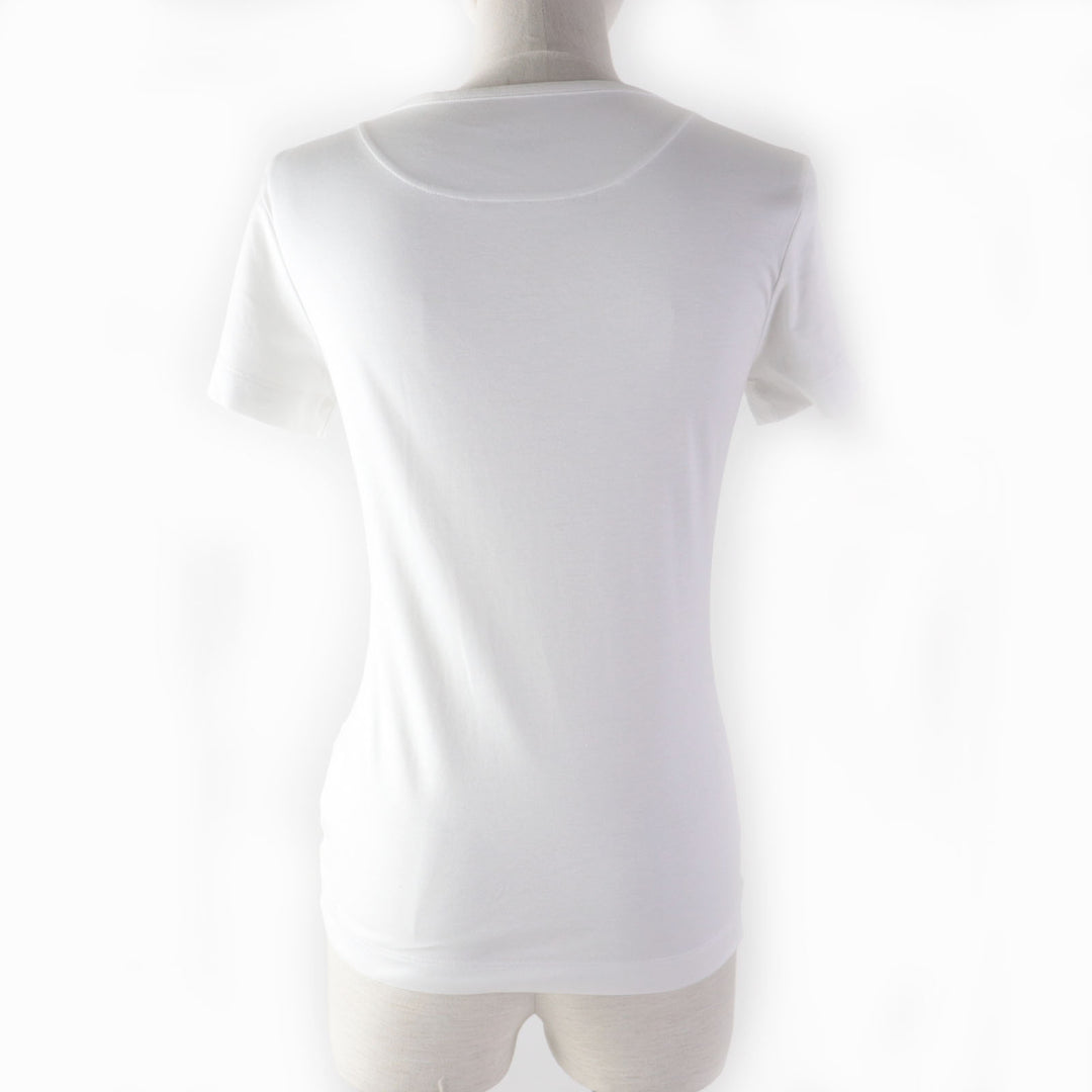 Discounted Pristine HERMES Short sleeve T-shirt GRAND MANAGE Crew neck White pink 34