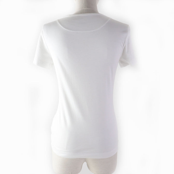 Discounted Pristine HERMES Short sleeve T-shirt GRAND MANAGE Crew neck White pink 34