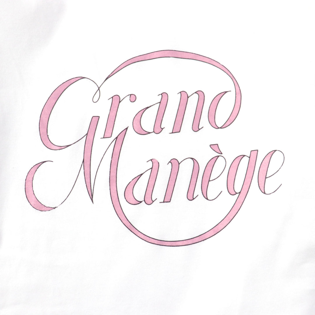 Discounted Pristine HERMES Short sleeve T-shirt GRAND MANAGE Crew neck White pink 34