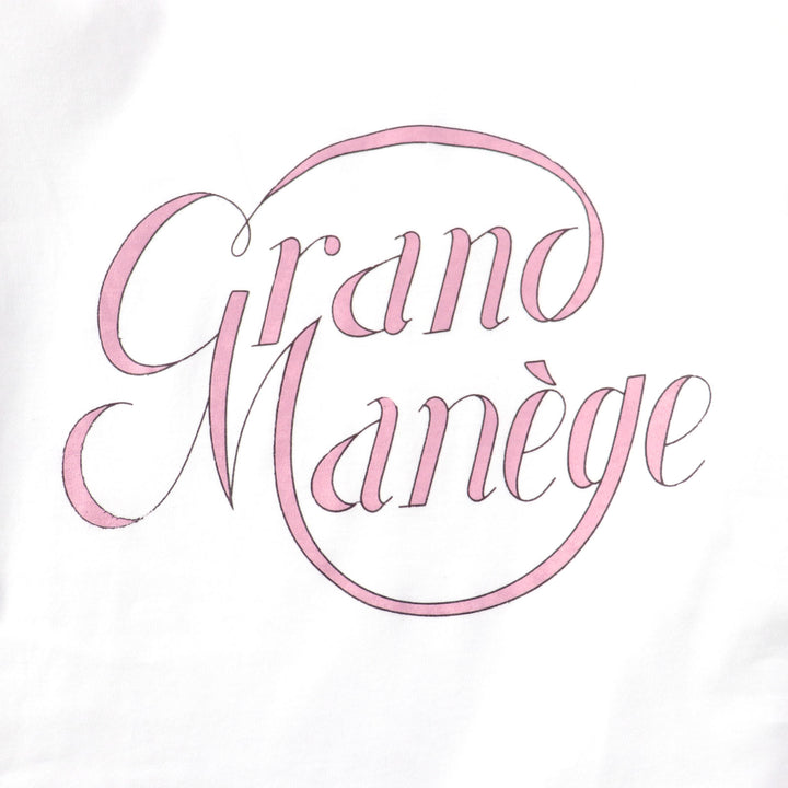 Discounted Pristine HERMES Short sleeve T-shirt GRAND MANAGE Crew neck White pink 34