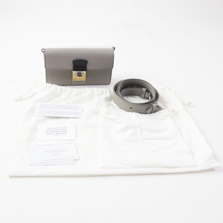 Discounted Excellent Maison Margiela Shoulder Bag NEW LOCK Horizontal leather SB1WD0002