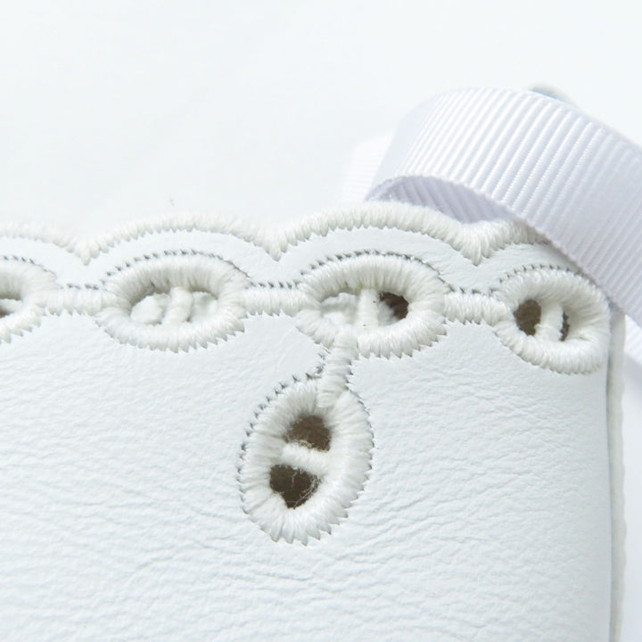 Discounted Pristine HERMES Leather shoes Guapa shane d'ancle espadrilles white leather