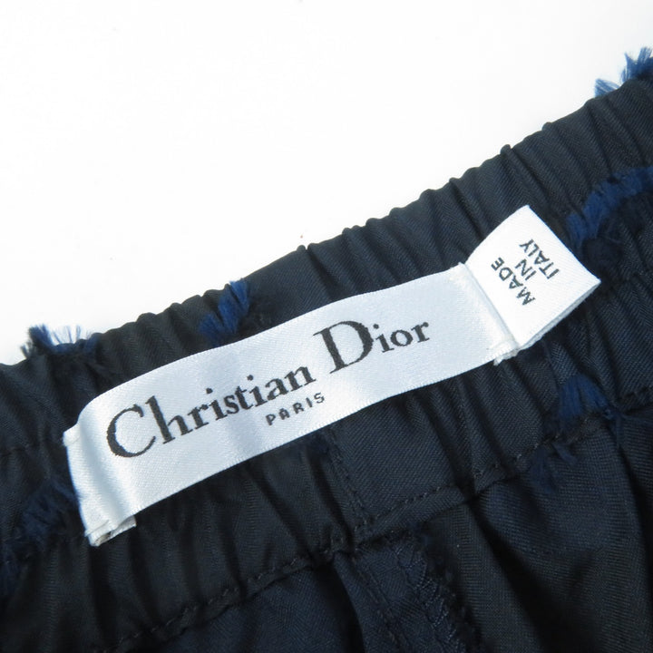 Discounted Excellent Christian Dior Pants Logo charm attached Camo Pattern Women 40