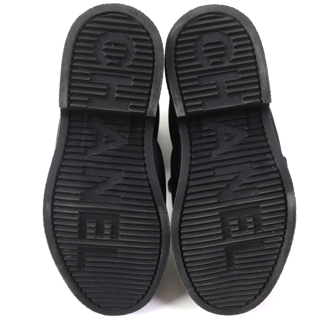 Discounted 
 Great CHANEL short boots COCONEIGE COCONEIGE COCO Mark Leather and Nylon black Women 35.5 G34082