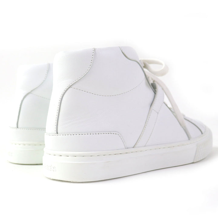 Discounted Great HERMES High cut sneakers Daydream kelly buckle white leather Women 36