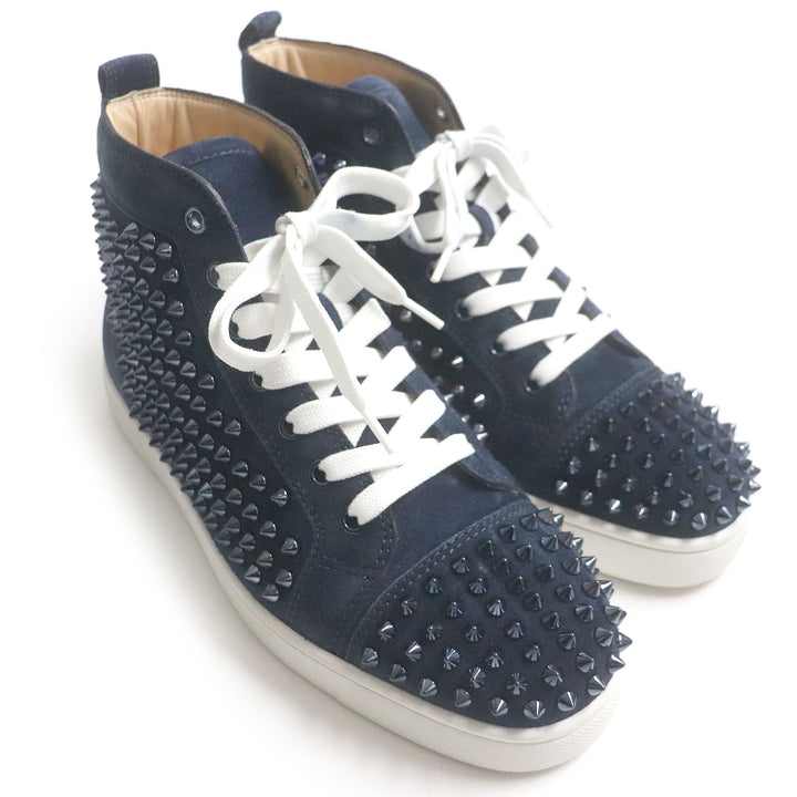 Discounted Excellent Christian Louboutin High cut sneakers LOUIS FLAT VV/SPIKES 40 3101212