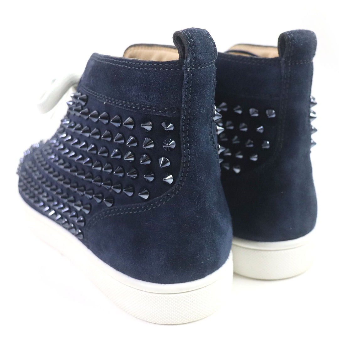 Discounted Excellent Christian Louboutin High cut sneakers LOUIS FLAT VV/SPIKES 40 3101212