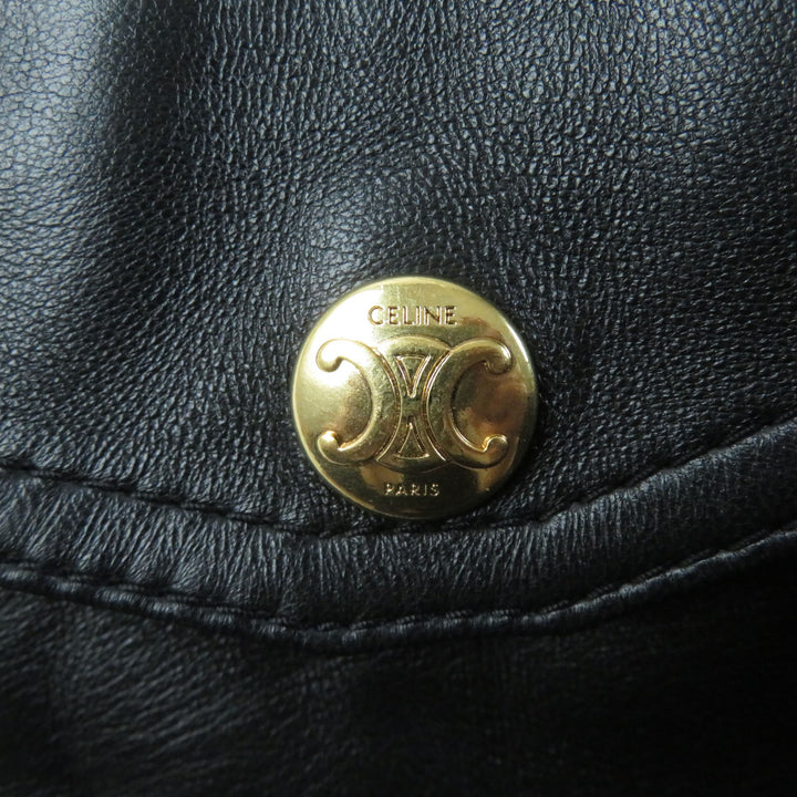 Discounted Great CELINE Parker Plonge lambskin oversized parka black cotton Women 34 2D493151T