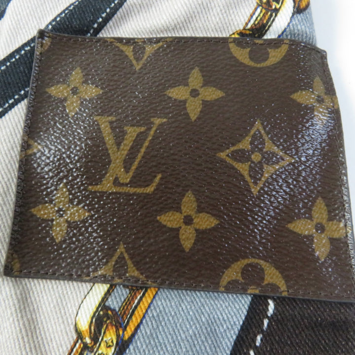 Discounted Great LOUIS VUITTON Shorts Scarf Print Monogram Leather Patch multicolor Women