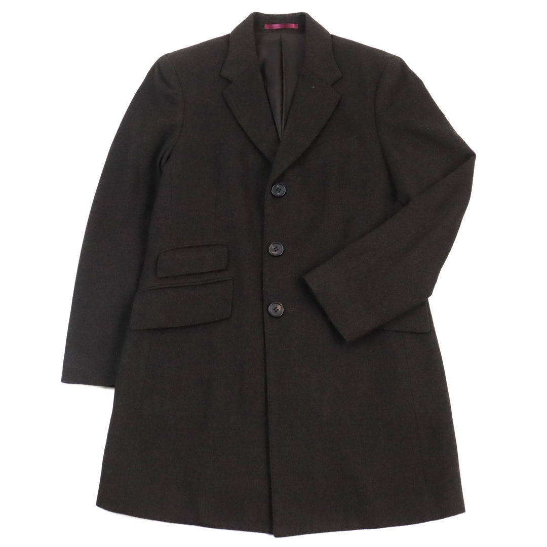 Discounted Great PS Paul Smith Chester coat mid-lengthcoat Dark cashmere S PP-RM-35794