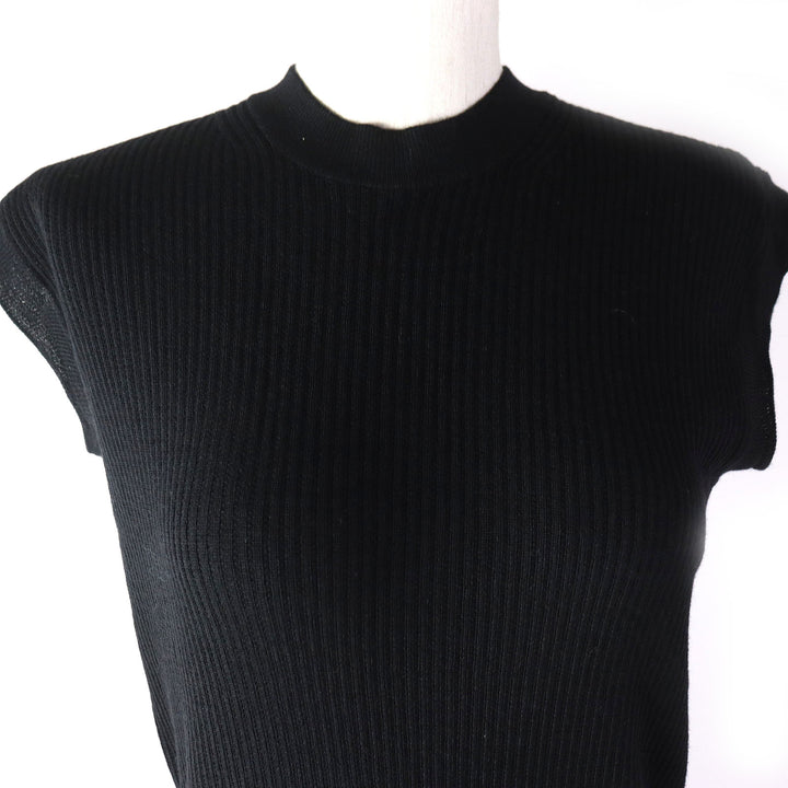 Discounted Great LOUIS VUITTON one piece Sleeveless knit with logo buttons, silk inserts