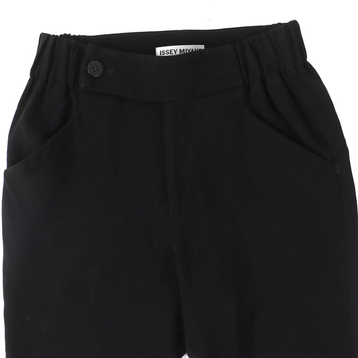 Discounted ISSEY MIYAKE Pants easy pants black Triacetate Women 1 IM83FF019