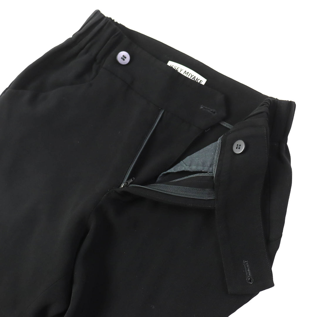 Discounted ISSEY MIYAKE Pants easy pants black Triacetate Women 1 IM83FF019