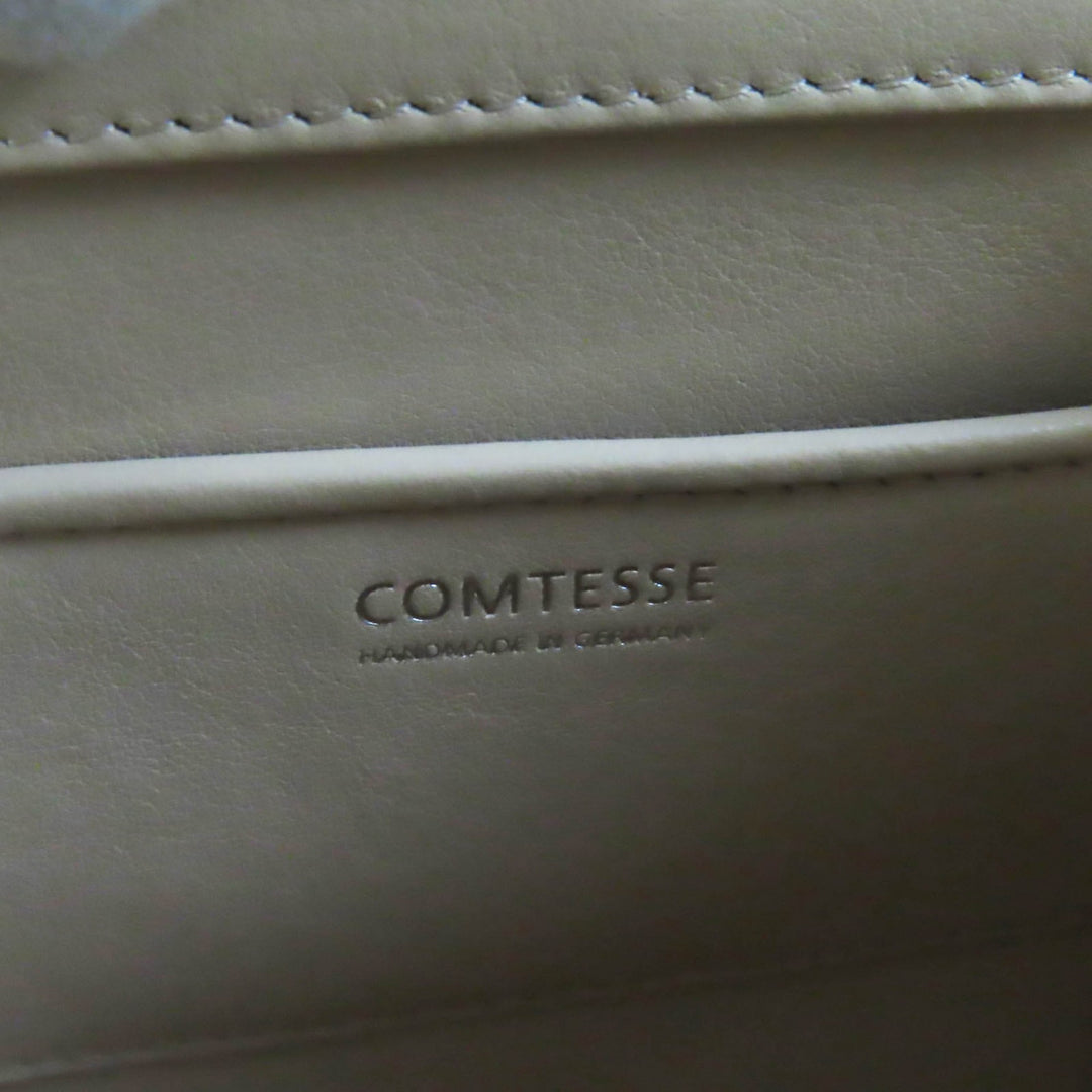 Discounted 
 Pristine COMTESSE Handbag Princess Horsehair beige leather Women 7166