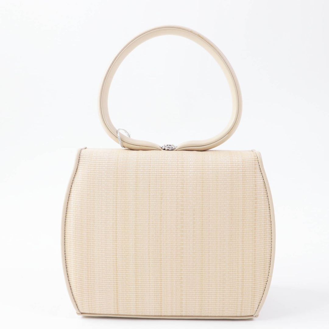 Discounted 
 Pristine COMTESSE Handbag Princess Horsehair beige leather Women 7166