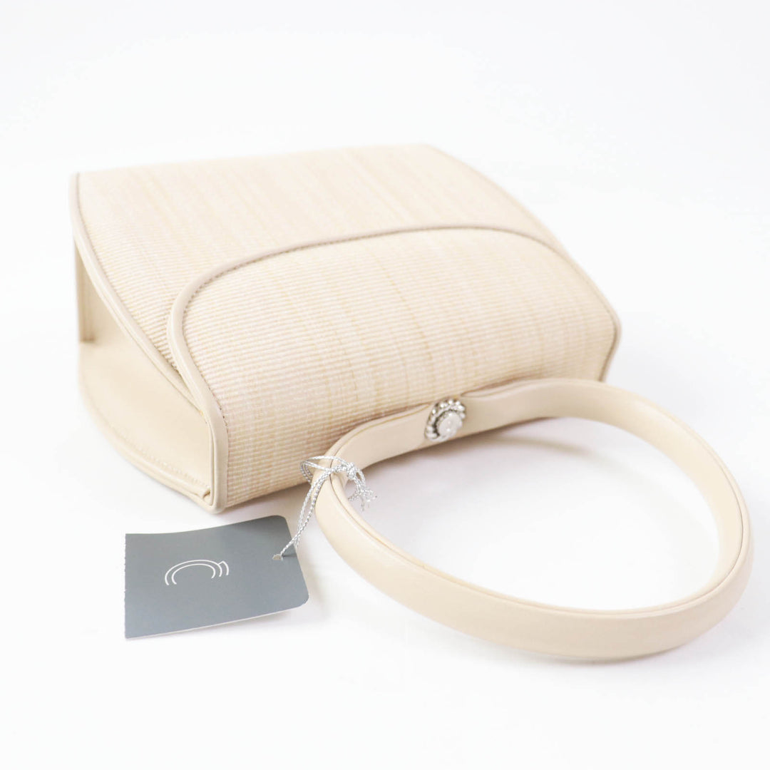 Discounted 
 Pristine COMTESSE Handbag Princess Horsehair beige leather Women 7166