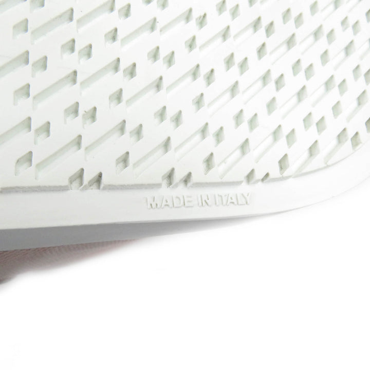 Discounted 
 Great HERMES High cut sneakers Daydream Kelly Metal Leather Canvas white Women 36.5