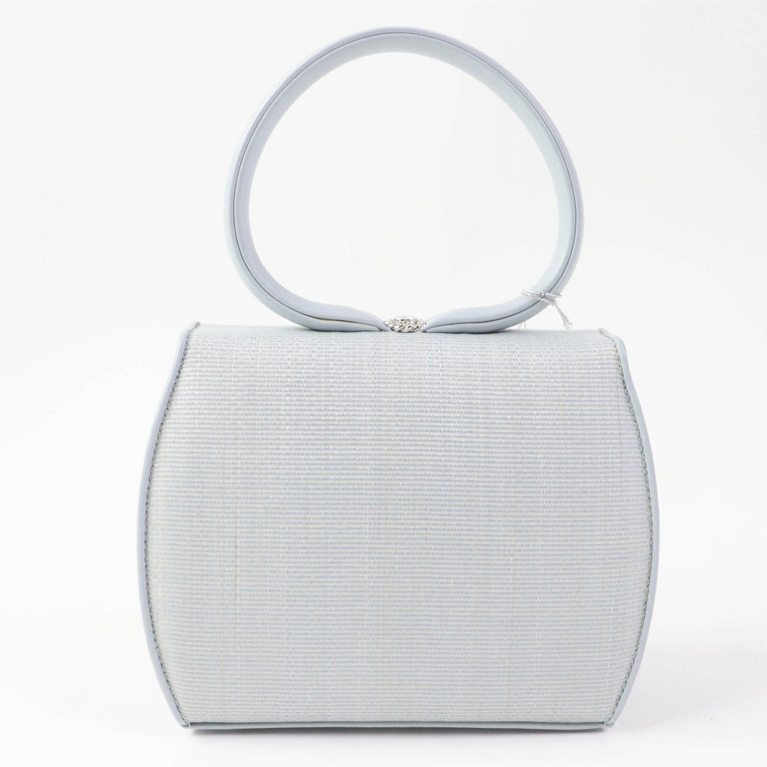 Discounted Pristine COMTESSE Handbag Princess Horsehair Light blue leather Women 7166