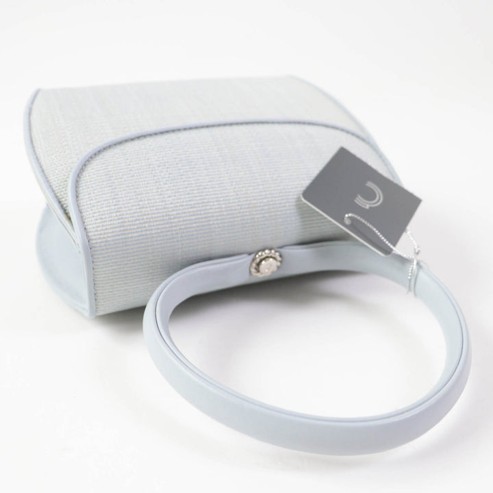 Discounted Pristine COMTESSE Handbag Princess Horsehair Light blue leather Women 7166