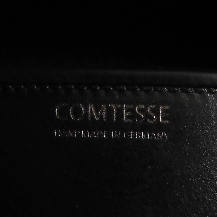 Discounted Pristine COMTESSE Handbag Horsehair black leather Women 7627