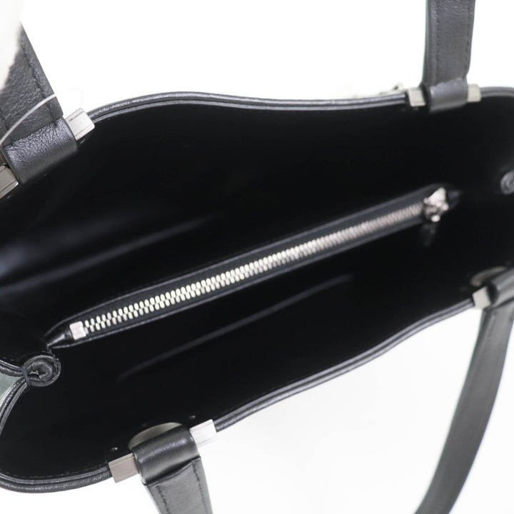 Discounted Pristine COMTESSE Handbag Horsehair black leather Women 7627