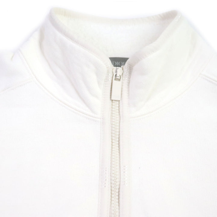 Discounted Great DIOR sweat Dior 47 logo embroidered half-zip pullover mens XL 413J434A0879