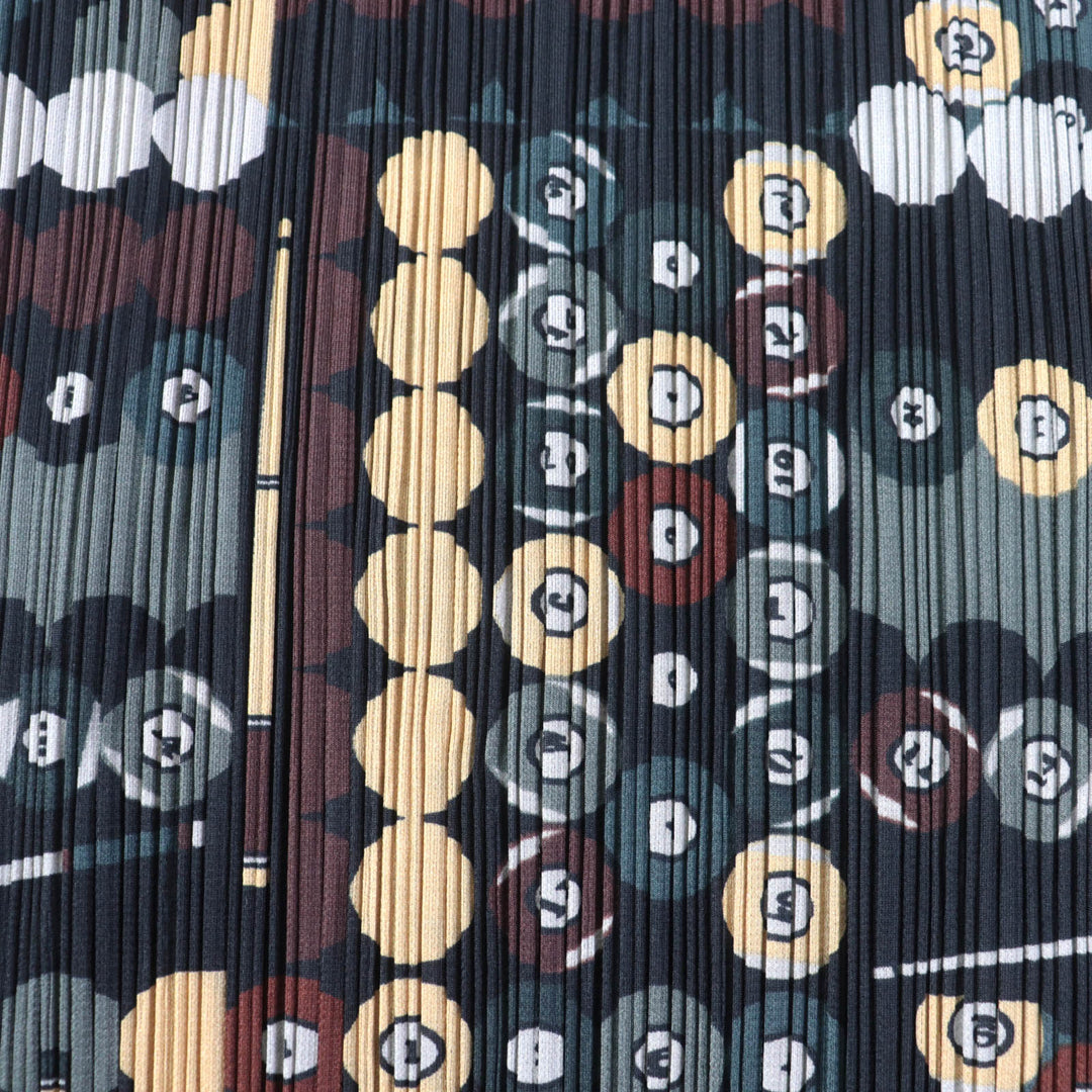 Discounted Excellent PLEATS PLEASE Long skirt Billiards Gam Full pattern Pleated 2