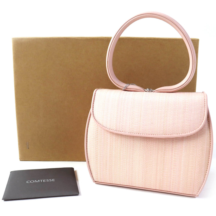 Discounted Pristine COMTESSE Handbag Princess Leather and Horsehair pink Women 7166