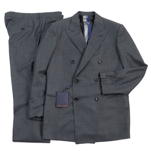 Discounted LOUIS VUITTON suit Peaked lapel LV print lining mens 50 HGCF7W