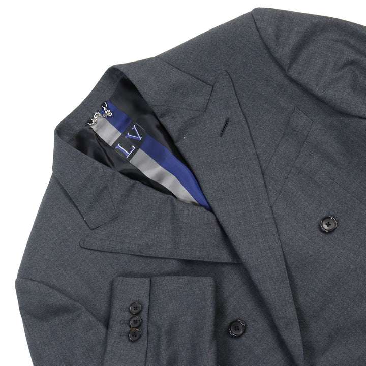 Discounted LOUIS VUITTON suit Peaked lapel LV print lining mens 50 HGCF7W