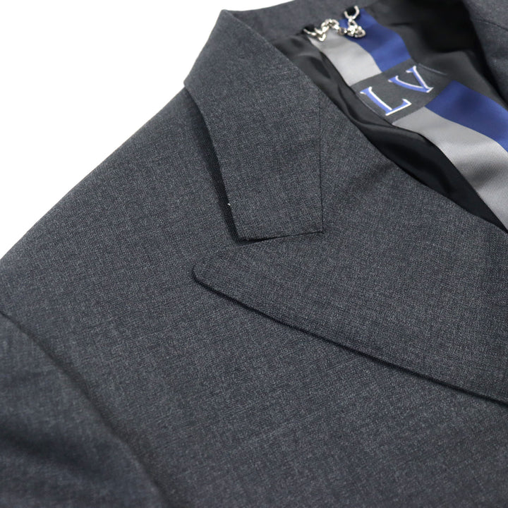 Discounted LOUIS VUITTON suit Peaked lapel LV print lining mens 50 HGCF7W