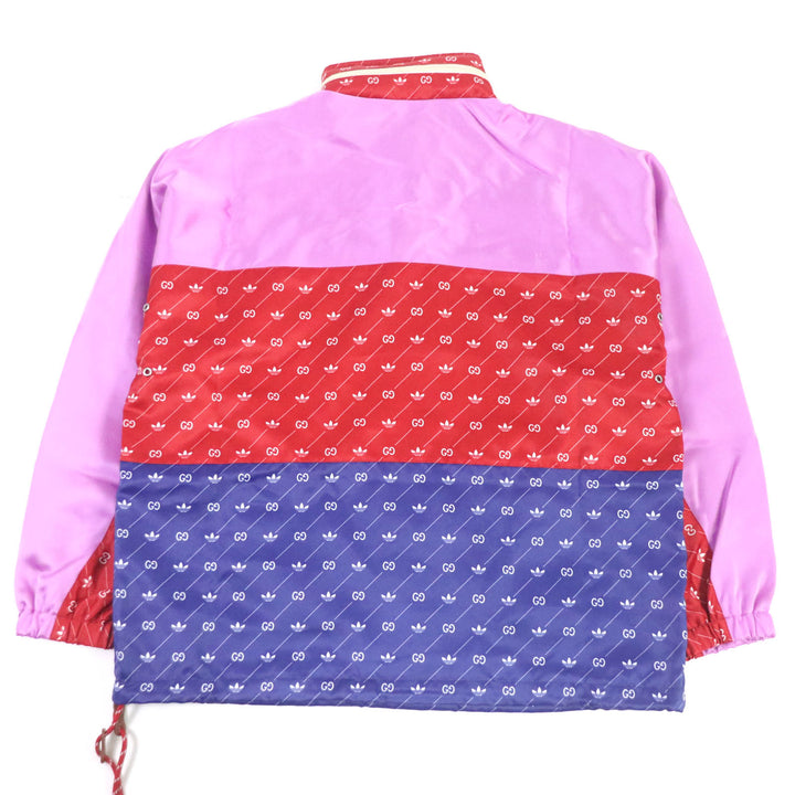 Discounted Excellent GUCCI×adidas Blouson Trefoil Hooded Anorak Parka multicolor mens 46