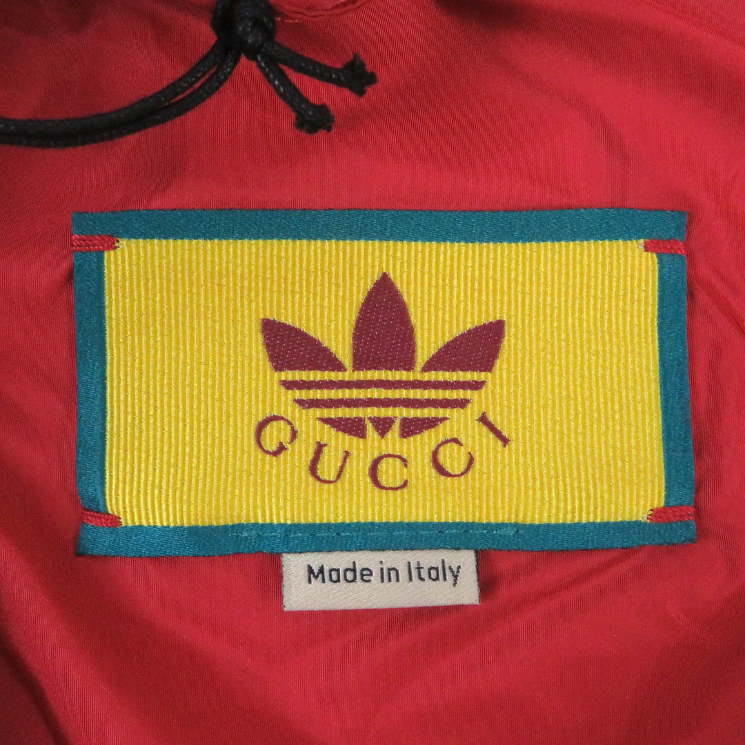 Discounted Excellent GUCCI×adidas Blouson Trefoil Hooded Anorak Parka multicolor mens 46