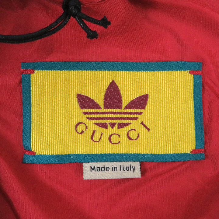 Discounted Excellent GUCCI×adidas Blouson Trefoil Hooded Anorak Parka multicolor mens 46