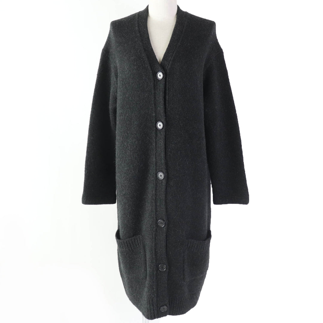 Excellent CELINE cardigan Phoebe Long Sleeve Knit cashmere M 2 5Q46/4206