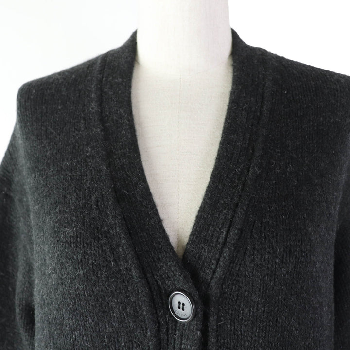 Excellent CELINE cardigan Phoebe Long Sleeve Knit Long Length cashmere Women M 2 5Q46/4206