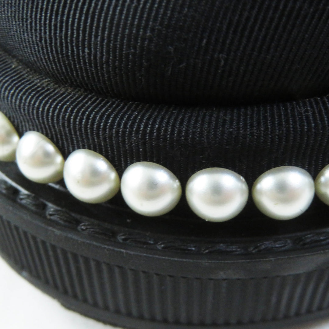Discounted Excellent CHANEL Low cut sneakers with sequins and F pearls Pink black Women 35