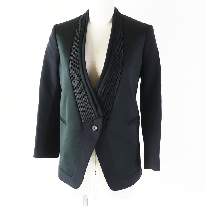 Pristine NEIL BARRETT tailored jacket single jacket Dark navy 36